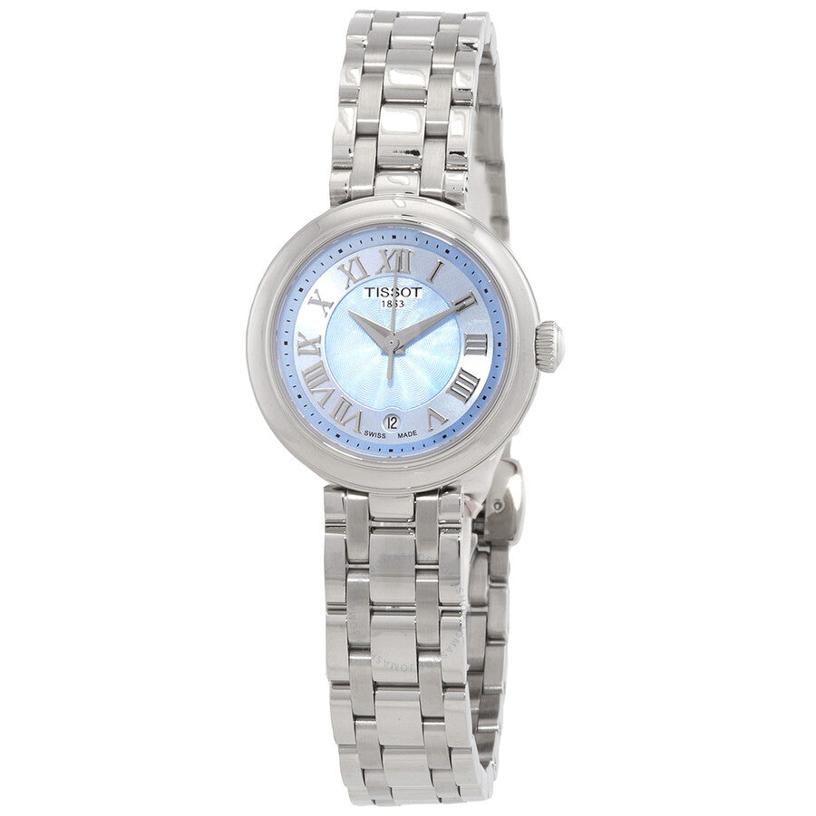 Tissot Bellissima Small Lady Quartz Blue Mother of Pearl Dial Watch T1260101113300 - Dawson Watches