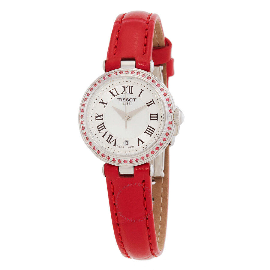 Tissot Bellissima Small Lady Quartz White Mother of Pearl Dial Watch T1260106611300 - Dawson Watches