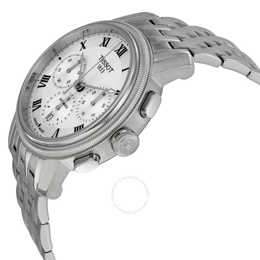 Tissot Bridgeport Automatic Chronograph Silver Dial Stainless Steel Men's Watch T097.427.11.033.00 - Dawson Watches #2