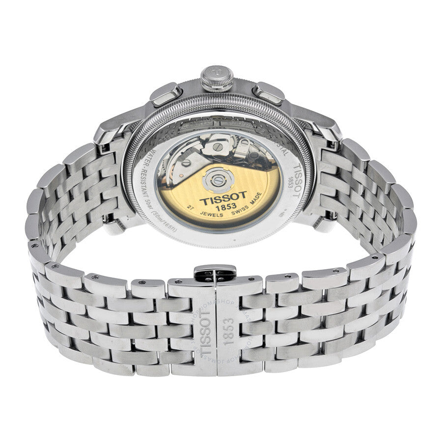 Tissot Bridgeport Automatic Chronograph Silver Dial Stainless Steel Men's Watch T097.427.11.033.00 - Dawson Watches #3