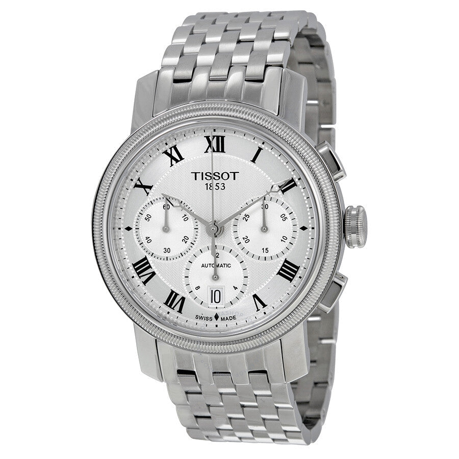 Tissot Bridgeport Automatic Chronograph Silver Dial Stainless Steel Men's Watch T097.427.11.033.00 - Dawson Watches