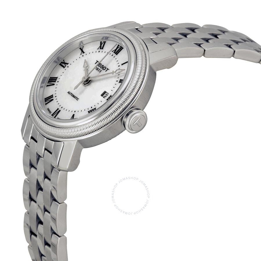 Tissot Bridgeport Automatic Mother of Pearl Dial Ladies Watch T0970071111300 - Dawson Watches #2
