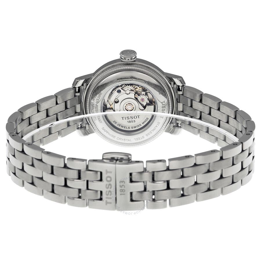 Tissot Bridgeport Automatic Mother of Pearl Dial Ladies Watch T0970071111300 - Dawson Watches #3