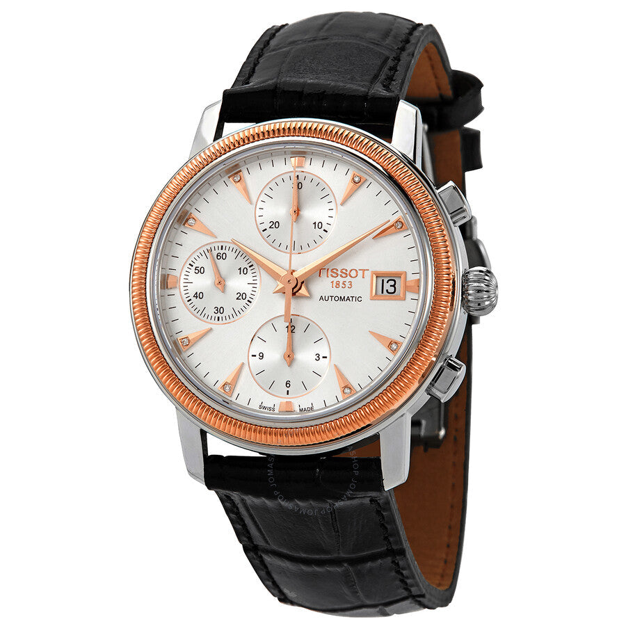 Tissot Bridgeport Chronograph Automatic Diamond Silver Dial Men's Watch T921.427.46.036.00 - Dawson Watches