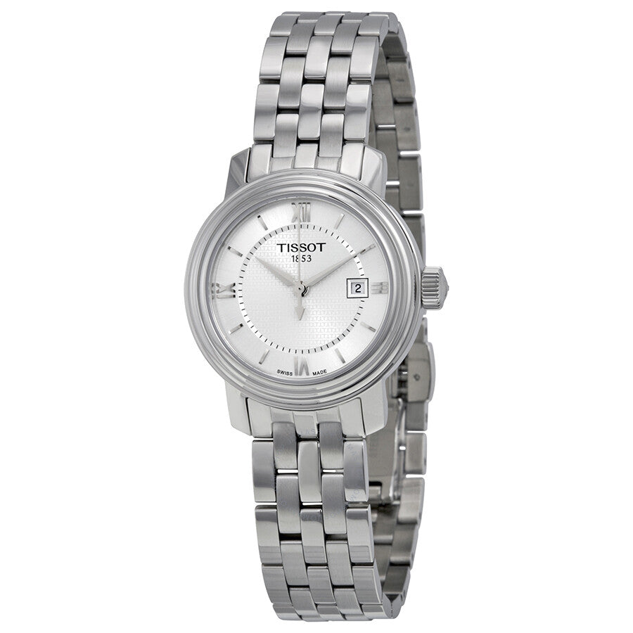 Tissot Bridgeport Quartz Silver Dial Ladies Watch T097.010.11.038.00 - The Watches Men & Co