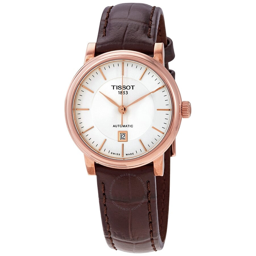 Tissot Carson Automatic Silver Dial Ladies Watch T122.207.36.031.00 - Dawson Watches