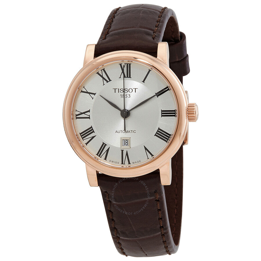Tissot Carson Automatic Silver Dial Ladies Watch T122.207.36.033.00 - Dawson Watches