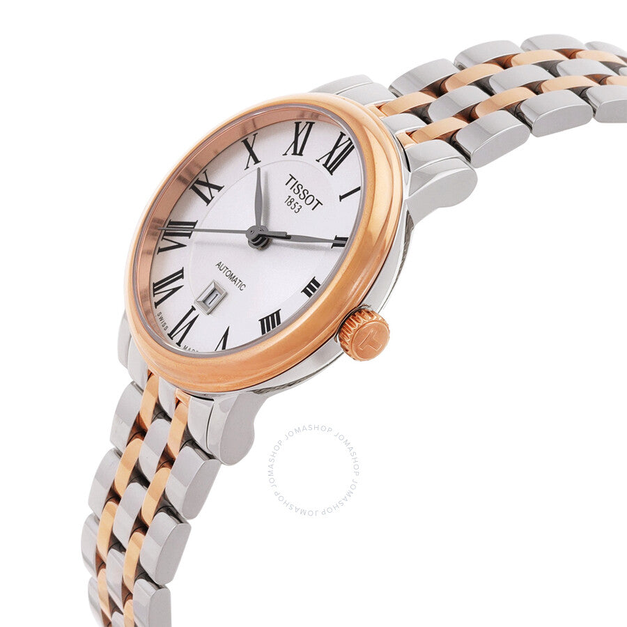 Tissot Carson Automatic Silver Dial Two-tone Ladies Watch T122.207.22.033.00 - Dawson Watches #2