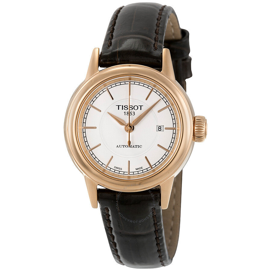 Tissot Carson Automatic White Dial Ladies Watch T085.207.36.011.00 - Dawson Watches