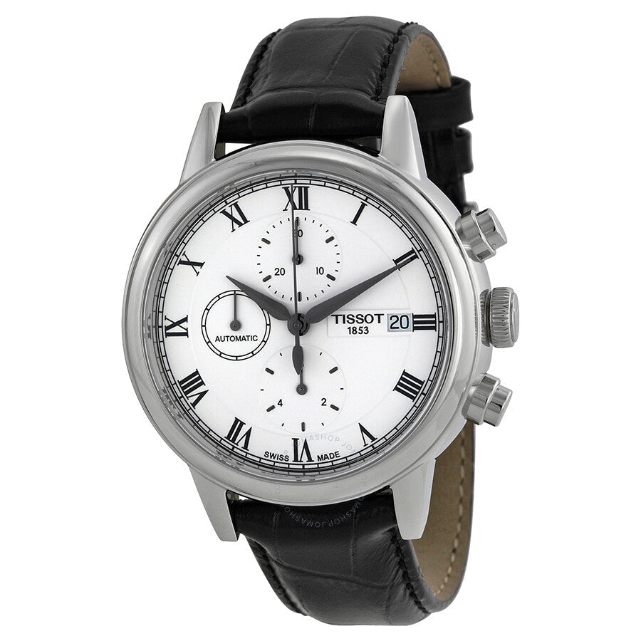 Tissot Carson Chronograph White Dial Men's Watch T0854271601300 - Dawson Watches