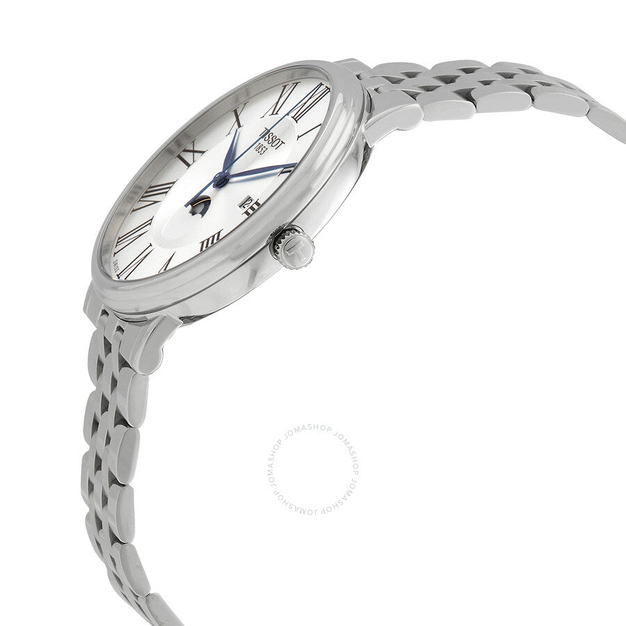 Tissot Carson Moon Phase Quartz Silver Dial Men's Watch T1224231103300 - Dawson Watches #2