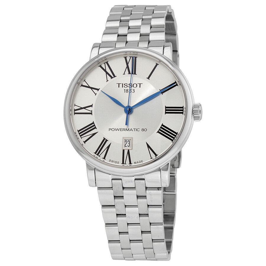 Tissot Carson Powermatic 80 Automatic Silver Dial Men's Watch T122.407.11.033.00 - Dawson Watches