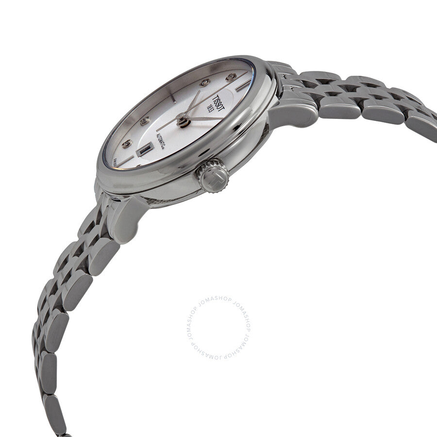 Tissot Carson Premium Automatic Diamond White Dial Ladies Watch T122.207.11.036.00 - Dawson Watches #2