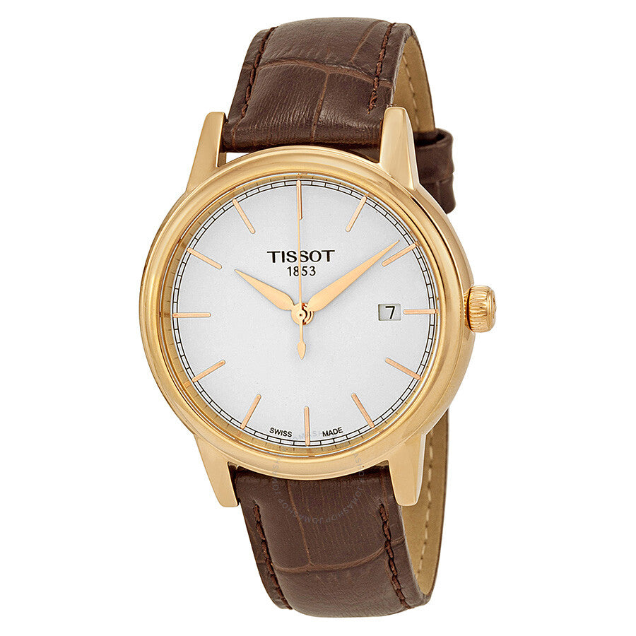 Tissot Carson White Dial Brown Leather Men's Watch T0854103601100 - Dawson Watches