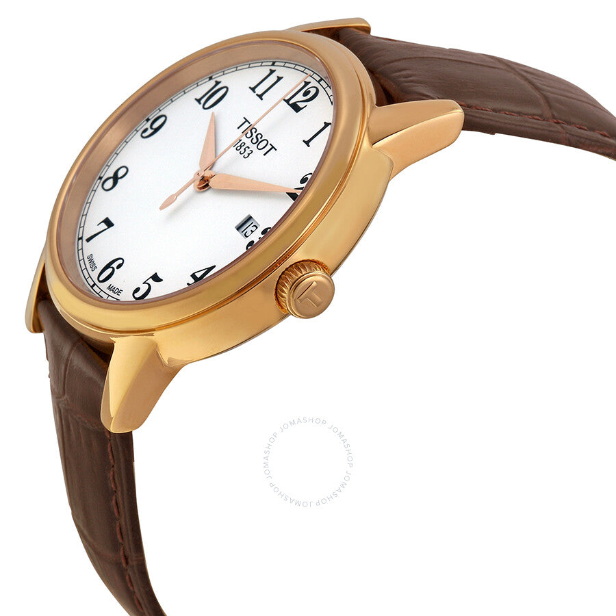 Tissot Carson White Dial Brown Leather Men's Watch T0854103601200 - Dawson Watches #2