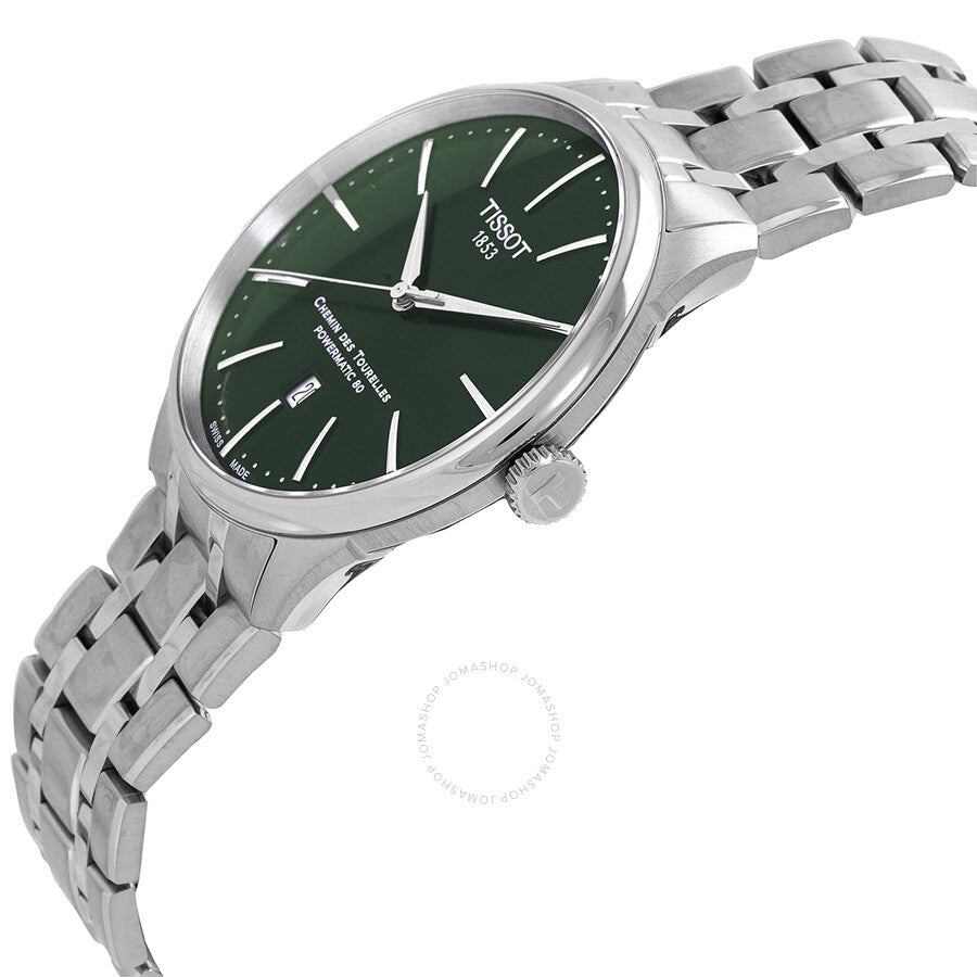 Tissot Chemin Des Tourelles Automatic Green Dial Men's Watch T139.407.11.091.00 - Dawson Watches #2