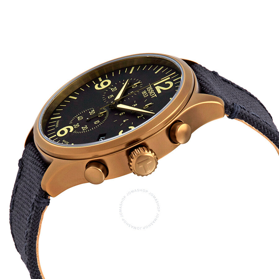 Tissot Chrono Quartz Black Dial Men's Watch T116.617.37.057.01 - Dawson Watches #2