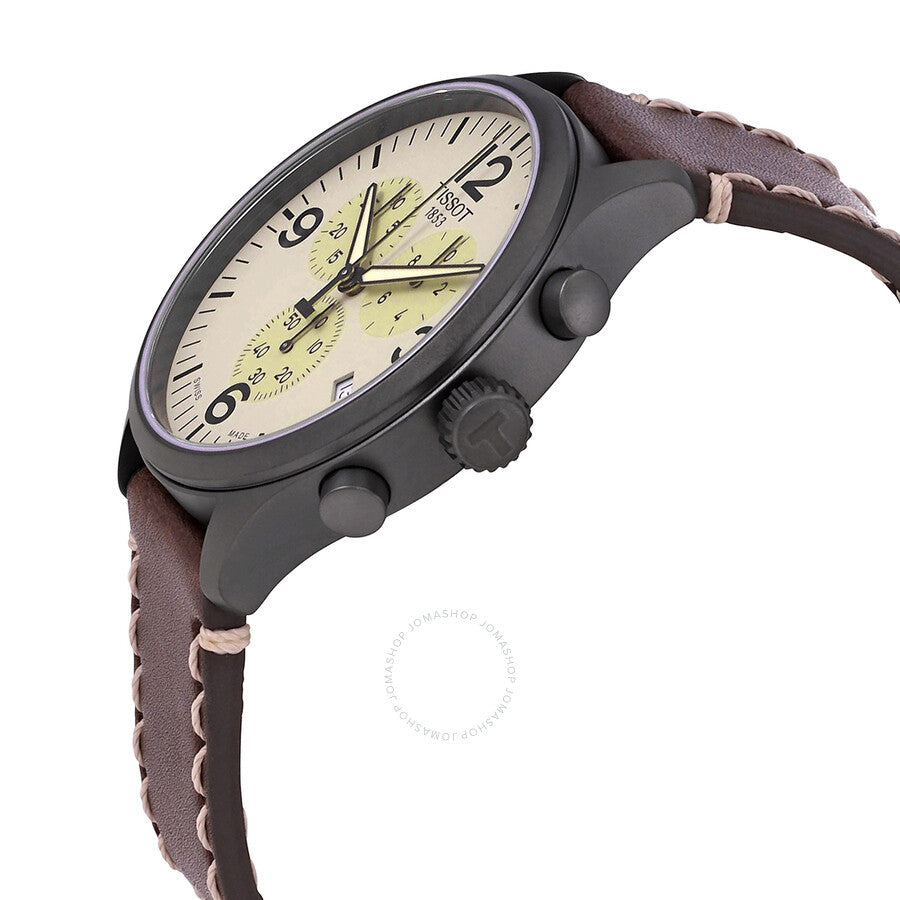 Tissot Chrono XL Chronograph Quartz Beige Dial Men's Watch T1166173626700 - Dawson Watches #2
