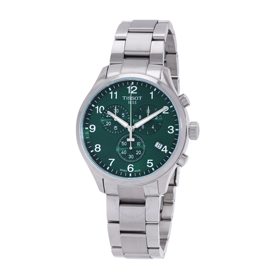 Tissot Chrono XL Classic Quartz Green Dial Men's Watch T116.617.11.092.00 - Dawson Watches