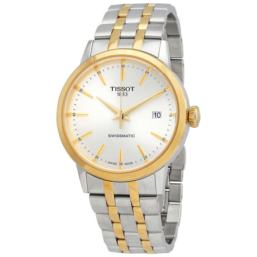 Tissot Classic Dream Automatic Silver Dial Two-tone Men's Watch T129.407.22.031.01 - Dawson Watches