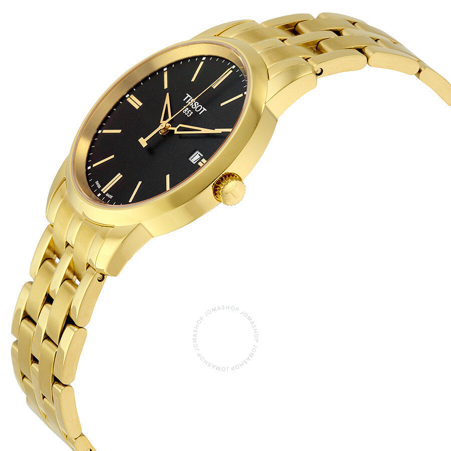 Tissot Classic Dream Black Dial Gold PVD Watch T033.410.33.051.01 - Dawson Watches #2