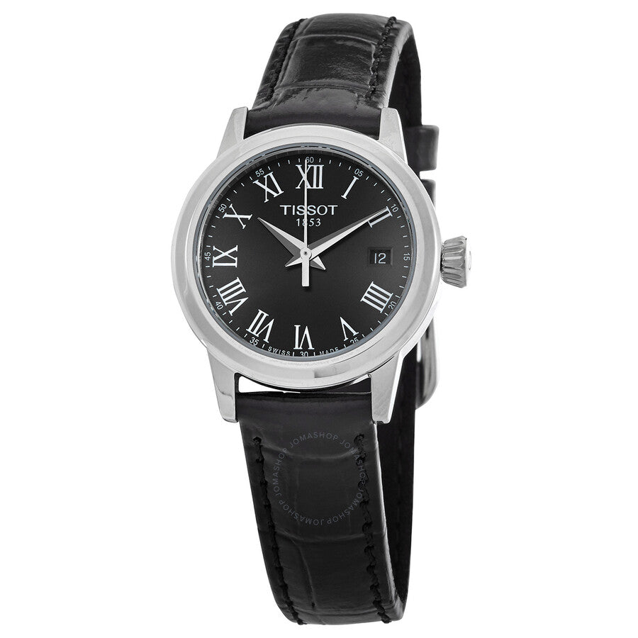 Tissot Classic Dream Lady Quartz Black Dial Watch T129.210.16.053.00 - Dawson Watches