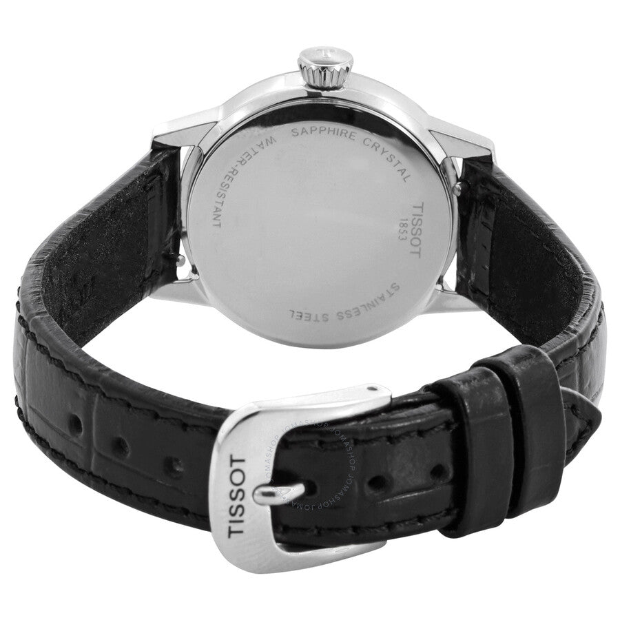 Tissot Classic Dream Lady Quartz Black Dial Watch T129.210.16.053.00 - Dawson Watches #3