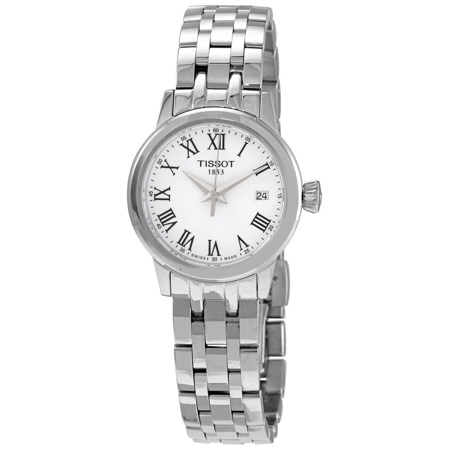 Tissot Classic Dream Lady Quartz White Dial Ladies Watch T129.210.11.013.00 - Dawson Watches