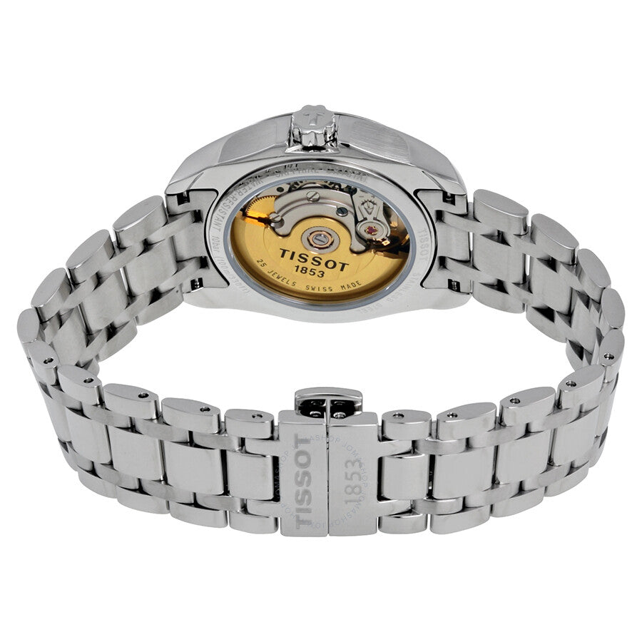 Tissot Couturier Automatic Black Dial Stainless Steel Ladies Watch T0352071105100 - Dawson Watches #3