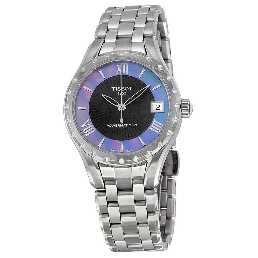 Tissot Couturier Automatic Black Dial Ladies Watch T0722071112800 - Dawson Watches