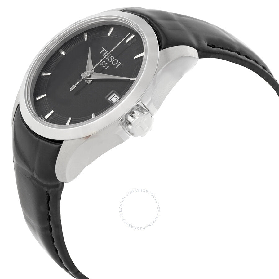 Tissot Couturier Black Dial Ladies Watch T0352101605100 - Dawson Watches #2