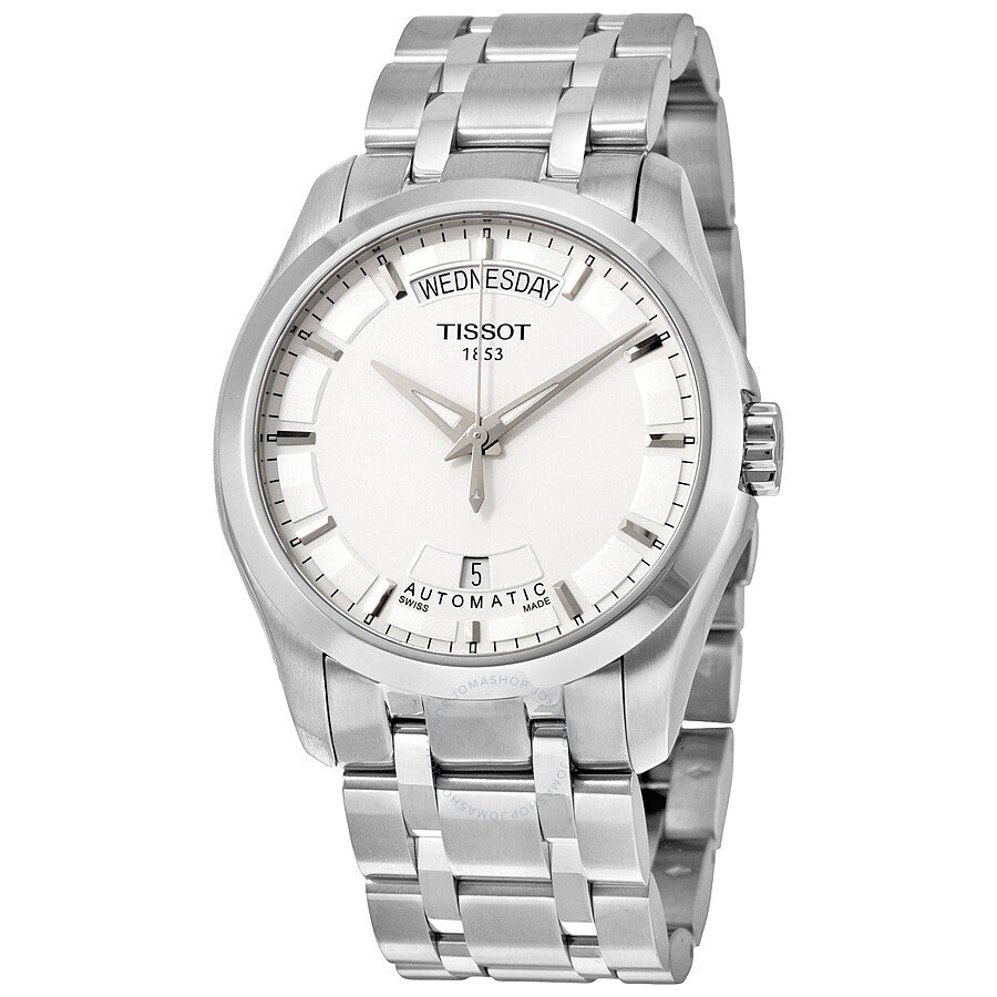 Tissot Couturier Day-Date Silver Dial Men's Watch T035.407.11.031.00 - Dawson Watches