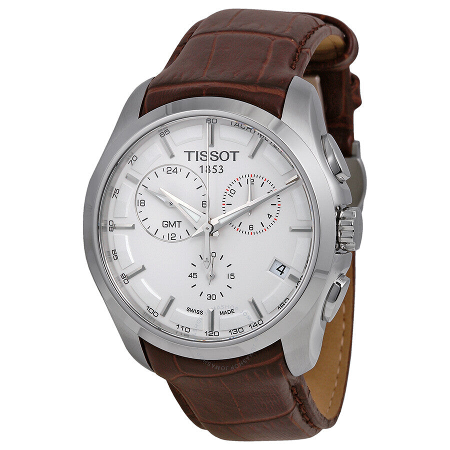 Tissot Couturier GMT White Dial Men's Watch T035.439.16.031.00 - Dawson Watches