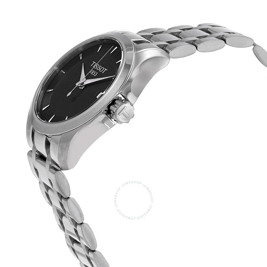 Tissot Couturier Quartz Black Dial Ladies Watch T035.210.11.051.01 - Dawson Watches #2