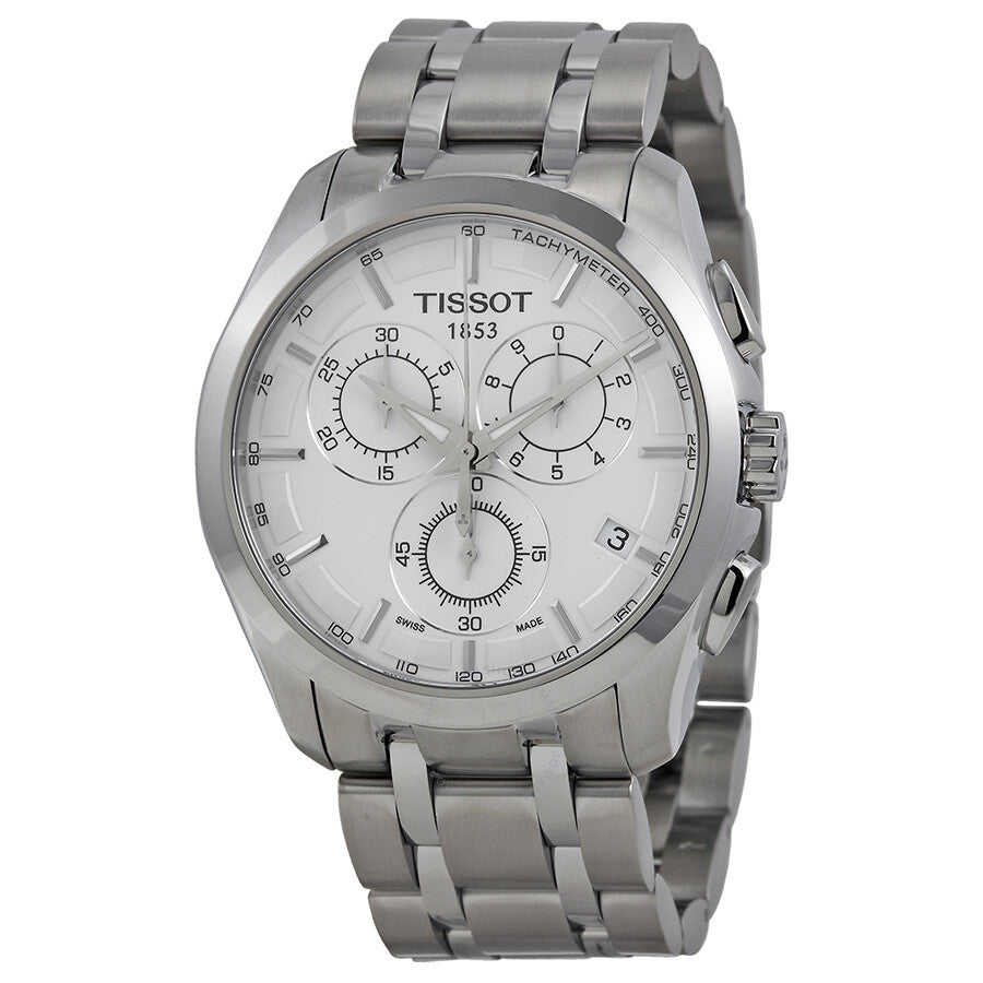 Tissot Couturier Silver Dial Stainless Steel Men's Watch T0356171103100 - Dawson Watches