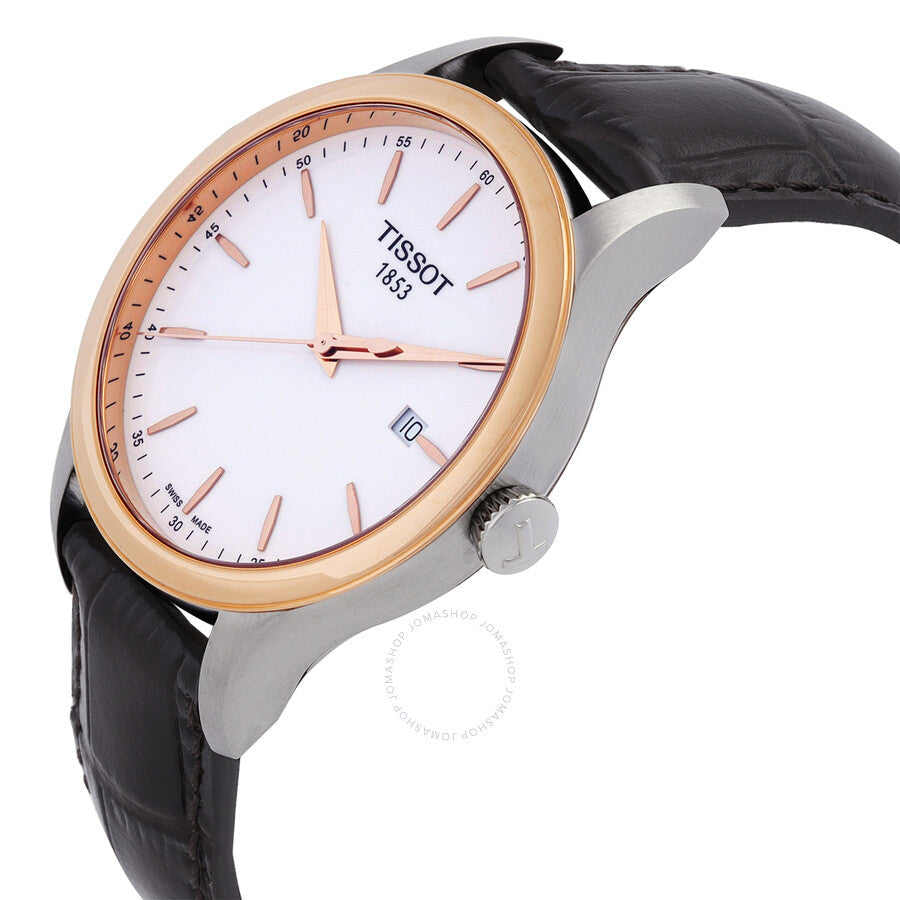 Tissot Couturier White Dial Brown Leather Men's Watch T9124104601100 - Dawson Watches #2