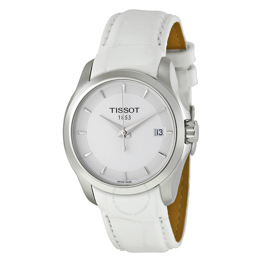 Tissot Couturier White Dial Ladies Watch T0352101601100 - Dawson Watches