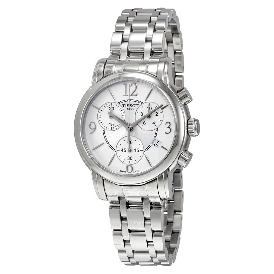 Tissot Dressport Chronograph Silver Dial Ladies Sports Watch - Dawson Watches