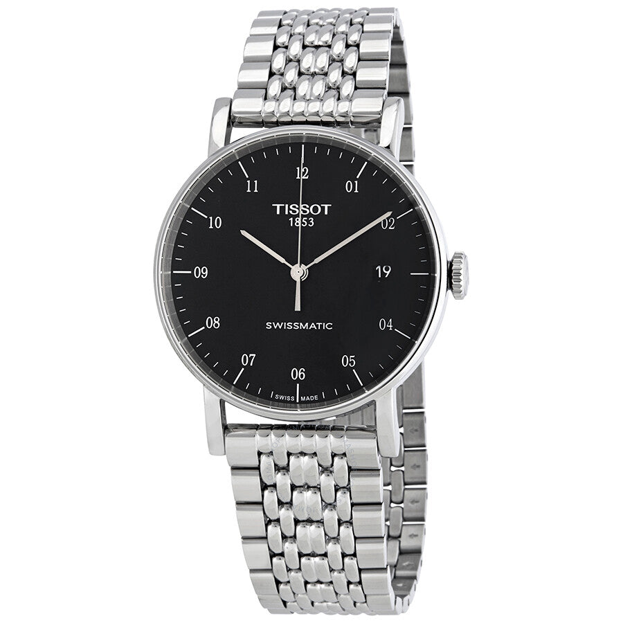 Tissot Everytime Automatic Black Dial Men's Watch T109.407.11.052.00 - Dawson Watches