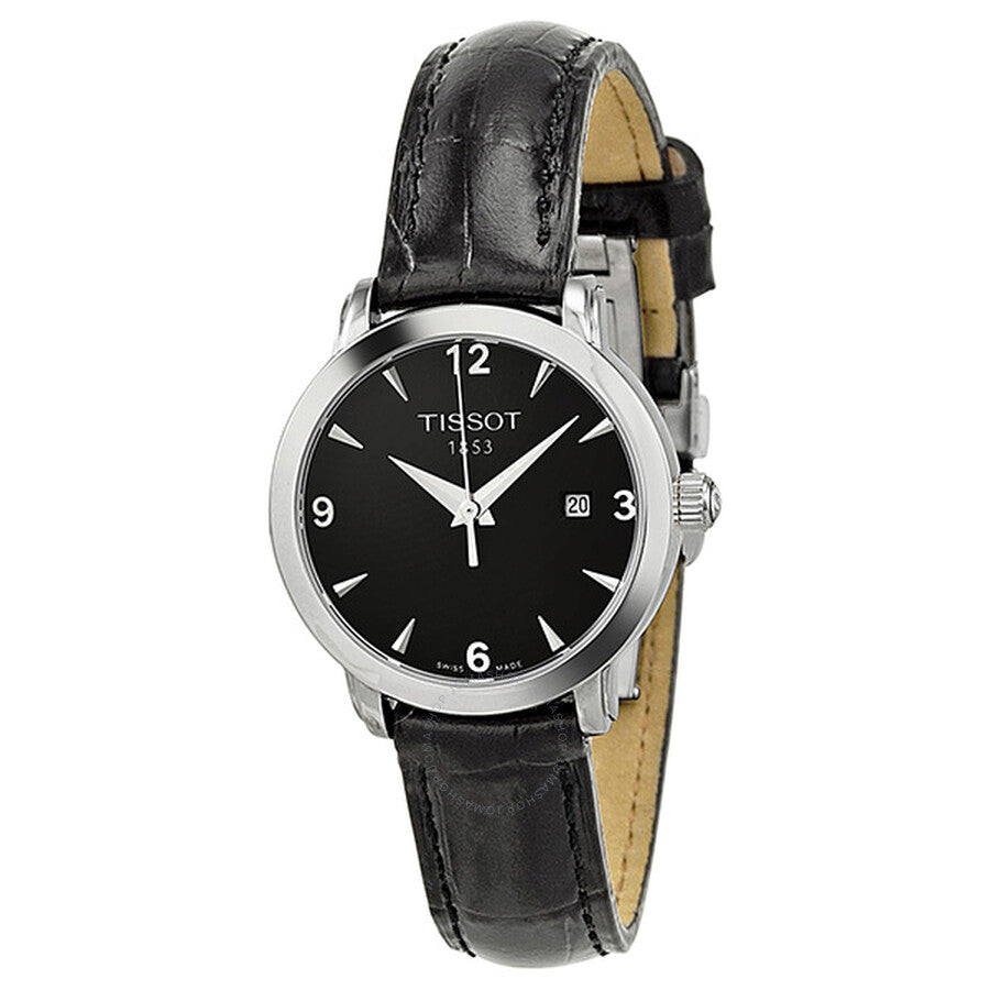 Tissot Everytime Black Dial Ladies Watch T057.210.16.057.00 - Dawson Watches