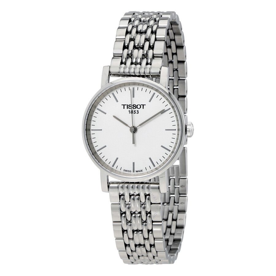 Tissot Everytime Quartz Silver Dial Ladies Watch T109.210.11.031.00 - Dawson Watches