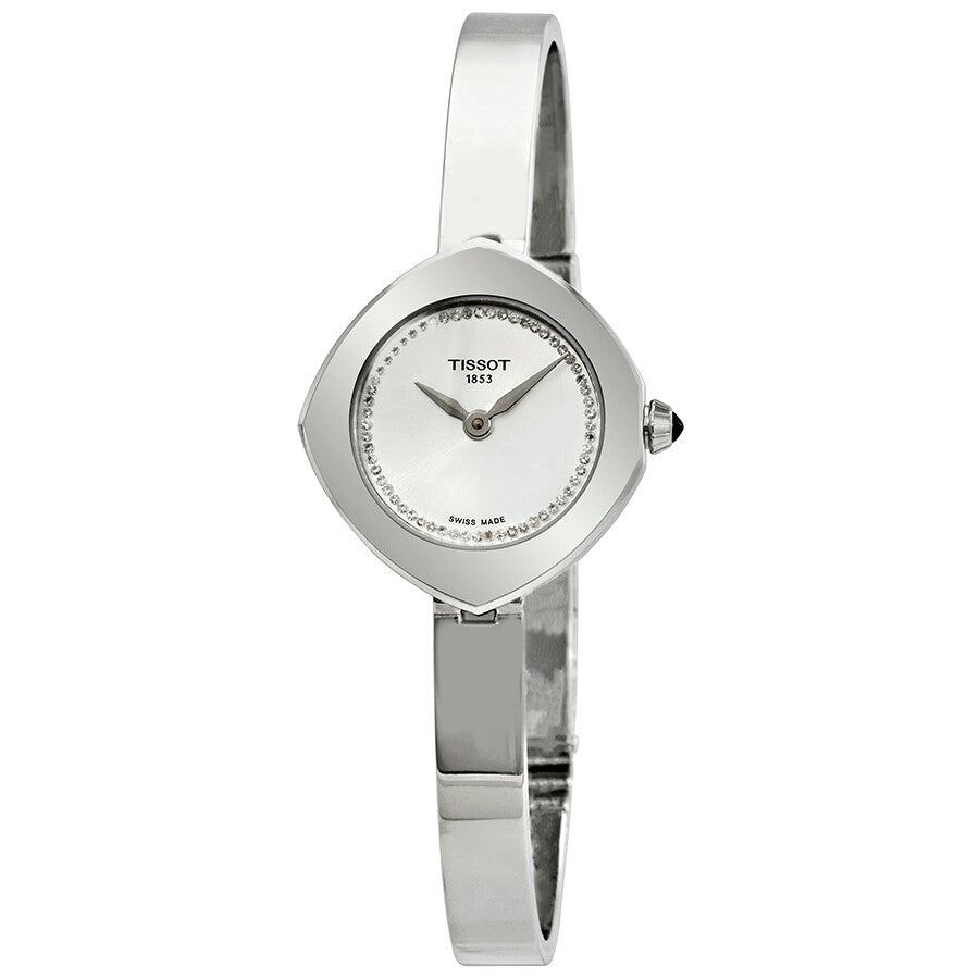 Tissot Femini-T Diamond Silver Dial Ladies Watch T113.109.11.036.00 - Dawson Watches