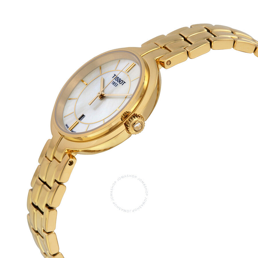 Tissot Flamingo White Mother of Pearl Dial Ladies Watch T094.210.33.111.00 - Dawson Watches #2