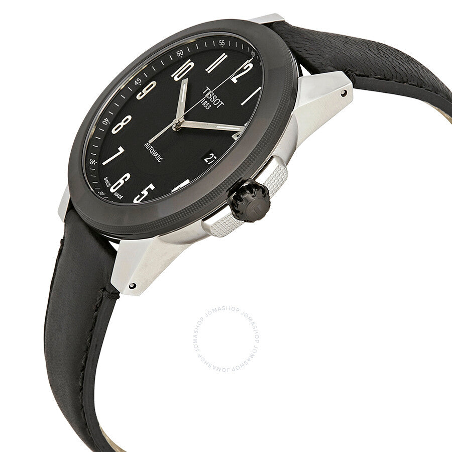 Tissot Gentleman Automatic  Black Dial Men's Watch T098.407.26.052.00 - Dawson Watches #2