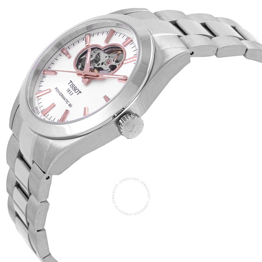 Tissot Gentleman Powermatic 80 Open Heart Automatic Silver Dial Watch T127.407.11.031.01 - Dawson Watches #2