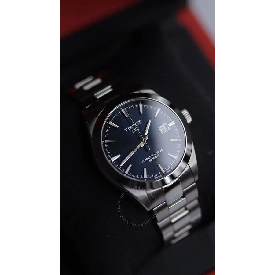 Tissot Gentleman Powermatic 80 Automatic Blue Dial Men's Watch T127.407.11.041.00 - Dawson Watches #4