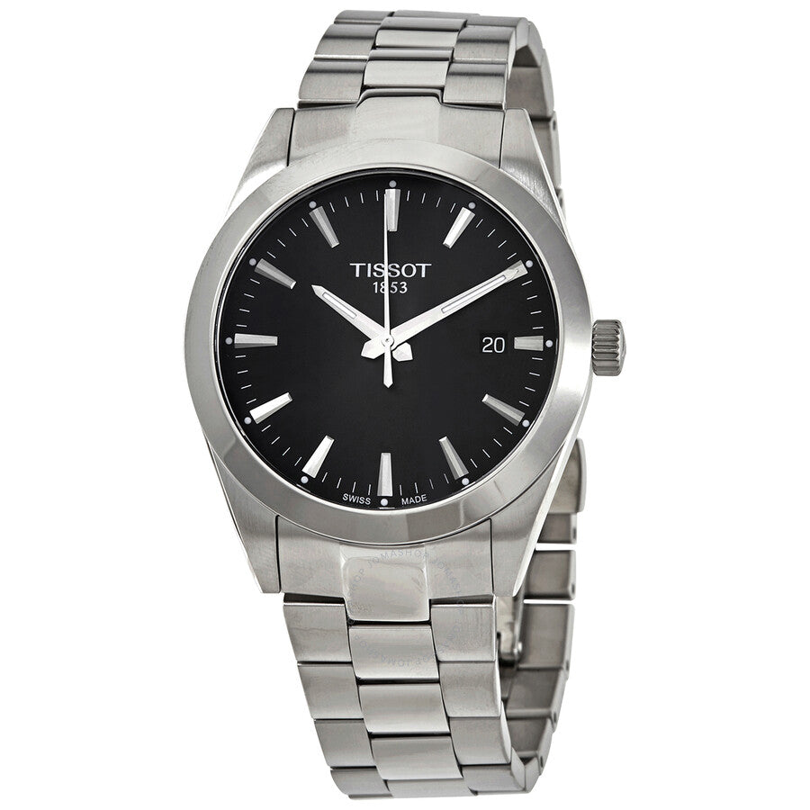 Tissot Gentleman Quartz Black Dial Men's Watch T127.410.11.051.00 - Dawson Watches