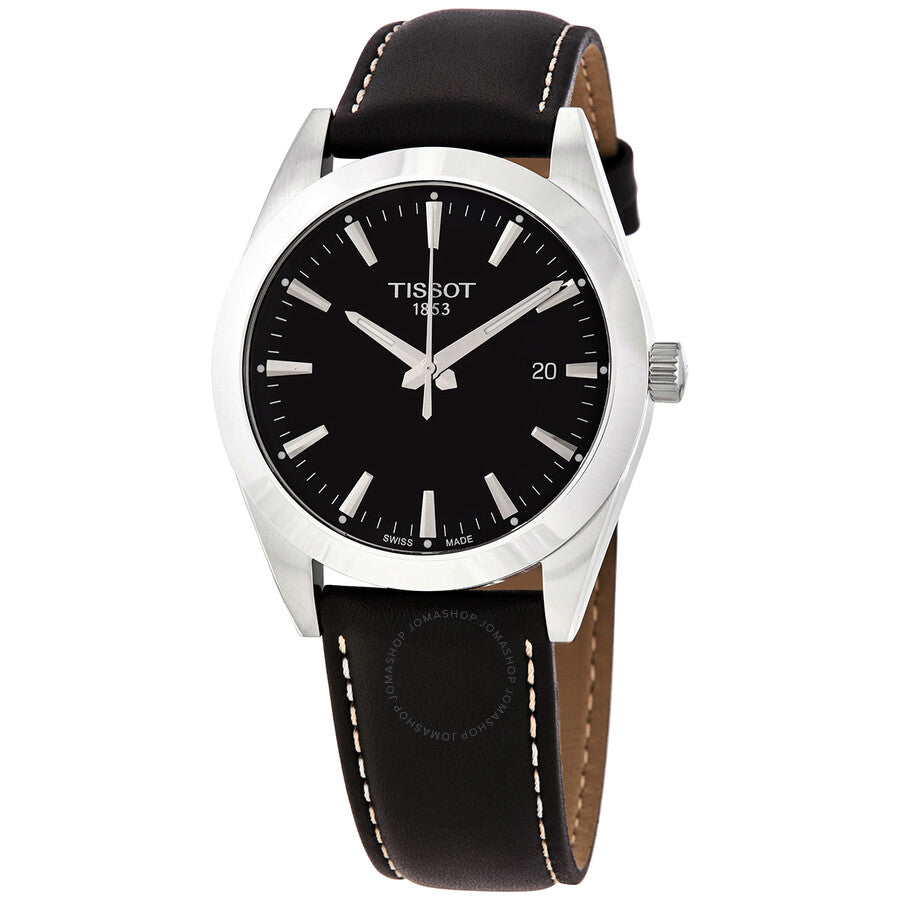Tissot Gentleman Quartz Black Dial Men's Watch T127.410.16.051.00 - Dawson Watches