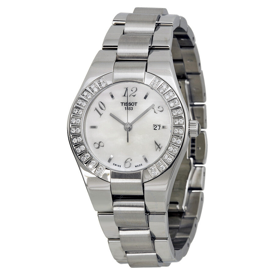 Tissot Glam Sport Mother of Pearl Dial Stainless Steel Ladies Watch T0432101111701 - Dawson Watches