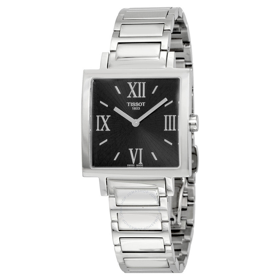 Tissot Happy Chic Black Dial Ladies Watch T034.309.11.053.00 - Dawson Watches